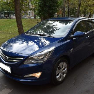 Hyundai Solaris 1.6 АТ 2015 Синий